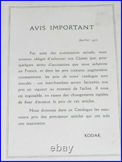 04F59 Rare Vintage Catalogue General Devices Photos Kodak Date January 1916