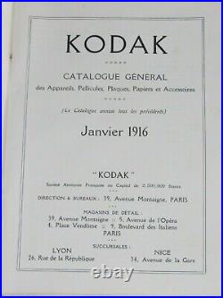 04F59 Rare Vintage Catalogue General Devices Photos Kodak Date January 1916