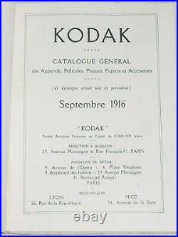 04F59 Rare Vintage Catalogue General Devices Photos Kodak Date September 1916