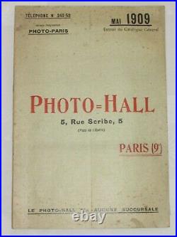 04F59 Rare Vintage Extract Catalogue General Camera Hall May 1909