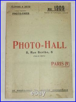 04F59 Rare Vintage Extract Catalogue General Camera Hall May 1909 04F59 Rare Vintage Extract Catalogue General Camera Hall May 1909