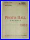 04F59 Rare Vintage Extract Catalogue General Camera Hall May 1909