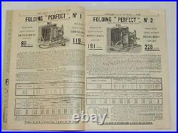 04F59 Rare Vintage Extract Catalogue General Camera Hall May 1909