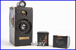 1927 Ansco Memo 1st 35mm 1/2 Camera US Made Velostigmat Lens TESTED RARE V15
