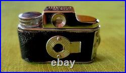1948 Vintage Mycro Sub-minature Spy Film Camera with Original Leather Case