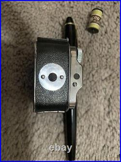 1950 Speedex Vintage Mini Spy Camera Withleather Case And Film