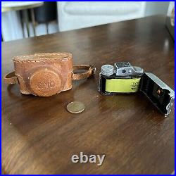 1950s Vintage CMC Spy Camera With Leather Case