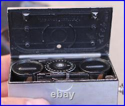2 Vintage WM. R. Whittaker Micro 16 16mm Subminiature Miniature Camera Chrome