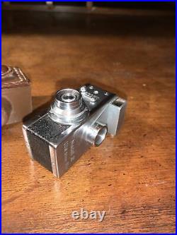(35) Vintage STEKY mod. III miniature camera, Japan, 2 lenses, case, beautiful