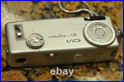 3 Vintage Subminiature Spy Film Cameras Rollei A110 Minolta 16 Mg, Nikon Nuvis