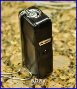 3 Vintage Subminiature Spy Film Cameras Rollei A110 Minolta 16 Mg, Nikon Nuvis