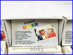 4 Vintage Rokinon Camcolor 110 Pocket Cameras R11eft With Flash New Old Stock