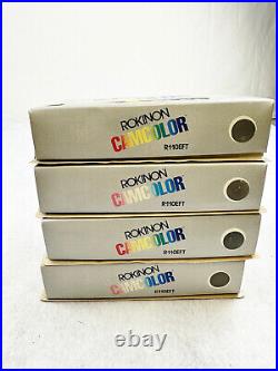 4 Vintage Rokinon Camcolor 110 Pocket Cameras R11eft With Flash New Old Stock