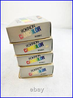 4 Vintage Rokinon Camcolor 110 Pocket Cameras R11eft With Flash New Old Stock