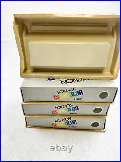 4 Vintage Rokinon Camcolor 110 Pocket Cameras R11eft With Flash New Old Stock