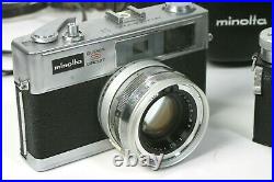 6 Vintage Camera Lot Kodak Minolta Olympus David White & More for Parts/Repair