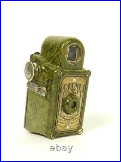 Antigua Camara Subminiatura Coronet Midget Año 1934 Verde Camera Coronet Midget
