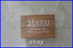 As Found, Vintage Steky 16mm Film Camera With Box