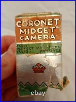 Black Coronet Midget Camera Good Condition