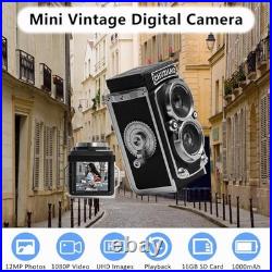 CHUZHAO Vintage Mini Digital Camera, Retro-Style Point and Shoot, 1080P Video CHUZHAO Vintage Mini Digital Camera, Retro-Style Point and Shoot, 1080P Video