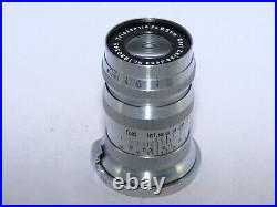 CZJ Triotar 8.5cm f4 for Contax RF 35mm Cameras. Prewar 85mm Telephoto Lens. IIa