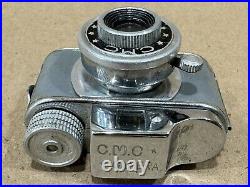 C. M. C. Gray Grey Leatherette Vintage Hit Type Subminiature Camera