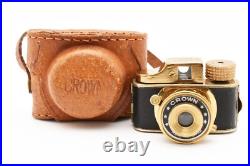C Normal Vintage Crown Mini Gold Spy Camera And Film 1950's, Made In Japan C Normal Vintage Crown Mini Gold Spy Camera And Film 1950's, Made In Japan