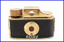 C Normal Vintage Crown Mini Gold Spy Camera And Film 1950's, Made In Japan C Normal Vintage Crown Mini Gold Spy Camera And Film 1950's, Made In Japan