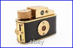 C Normal Vintage Crown Mini Gold Spy Camera And Film 1950's, Made In Japan C Normal Vintage Crown Mini Gold Spy Camera And Film 1950's, Made In Japan