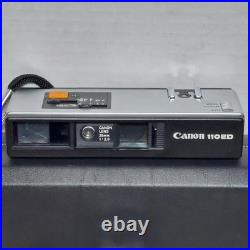 Canon 110-ED 110ED Film Camera 26mm f/2.0 withStorage Box, Flash, Extender Vtg Japan Canon 110-ED 110ED Film Camera 26mm f/2.0 withStorage Box, Flash, Extender Vtg Japan