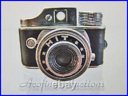 Clean 1950's Japanese, Japan Sub Miniature HIT Spy Camera, Leather Case Vintage