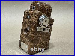Coronet Midget 16mm Spy Vintage Camera Beautiful Brown Bakelite Rare 1930s