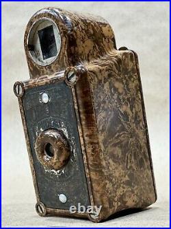 Coronet Midget 16mm Spy Vintage Camera Brown Bakelite Rare 1930s