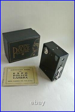 Expo Police camera with original manual and box excellent condition, rare