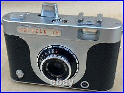 Goldammer Goldeck 16 Subminiature Spy German Camera with 20mm f/2.8Color-Ennit