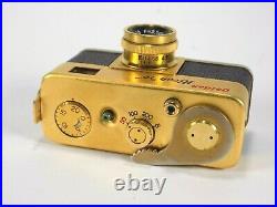 Golden Ricoh 16 Film Camera Japanese Subminiature Working Shutter Vintage