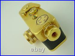 Golden Ricoh 16 Steky Subminiature Spy Camera with Riken 2.5cm F3.5 Lens & Case