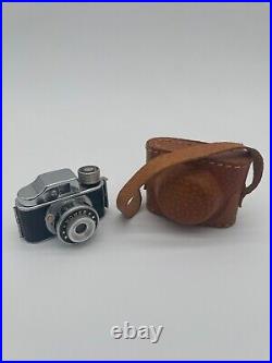 HOMER Hit Type Vintage Subminiature Camera withLeather Case Clean