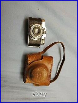 Hadson Subminiature Hit Type Spy Film Camera, MADE IN JAPAN, With Case, VINTAGE