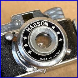 Hadson Subminiature Hit Type Spy Film Camera, MADE IN JAPAN, With Case, VINTAGE