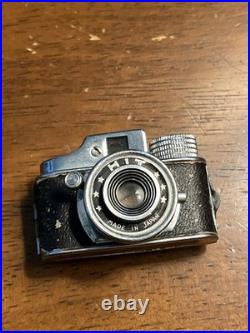 Hit Mini Japanese Spy Camera with Brown/Tan Leather Case Vintage