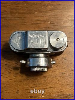 Hit Mini Japanese Spy Camera with Brown/Tan Leather Case Vintage