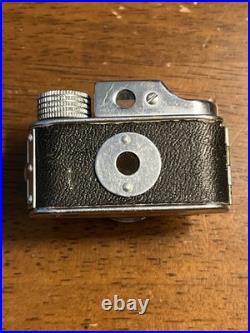 Hit Mini Japanese Spy Camera with Brown/Tan Leather Case Vintage