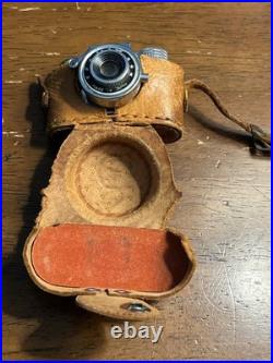 Hit Mini Japanese Spy Camera with Brown/Tan Leather Case Vintage