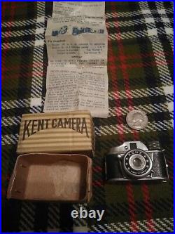 Kent Miniature Spy Camera Vintage With Box And Instructions