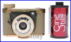 Kunik Petie Gold 16mm Film Subminiature Camera Achromat 19 f=25mm