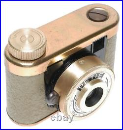 Kunik Petie Gold 16mm Film Subminiature Camera Achromat 19 f=25mm