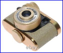 Kunik Petie Gold 16mm Film Subminiature Camera Achromat 19 f=25mm