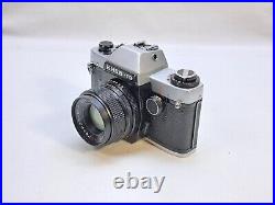 Kyiv/Kiev -19 Vintage SLR Camera. Lens MC Helios 81H f2.0 50mm. Working