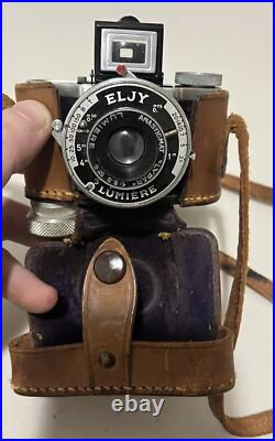 LUMIERE ELJY Subminiature Camera LYPAR 40MM 3.5 LENS Anastigmat Vintage Clean LUMIERE ELJY Subminiature Camera LYPAR 40MM 3.5 LENS Anastigmat Vintage Clean